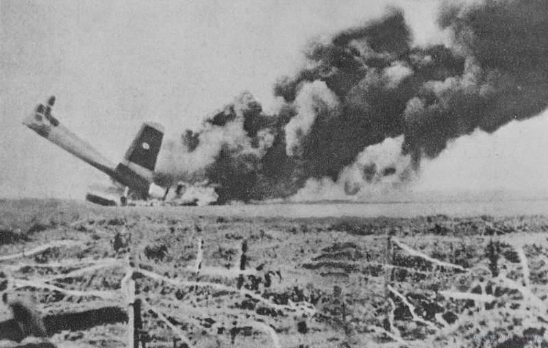Un avión francés fue derribado en el frente de Dien Bien Phu en 1954 (Foto: VNA)