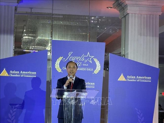 El embajador vietnamita en Estados Unidos, Nguyen Quoc Dung, en el evento (Foto: VNA)