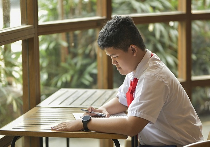 El estudiante Nguyen Do Quang Minh (Foto: Comité Organizador)