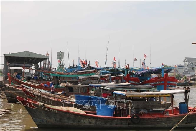 Barcos pesqueros de la provincia de Tra Vinh (Fuente: VNA)