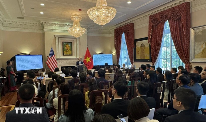 Coloquio de conexión entre empresas de Vietnam y Estados Unidos en el marco de la X Cumbre de inversión Select USA 2024. (Foto: VNA)