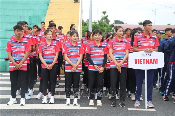Selección vietnamita en el evento. (Foto: VNA)