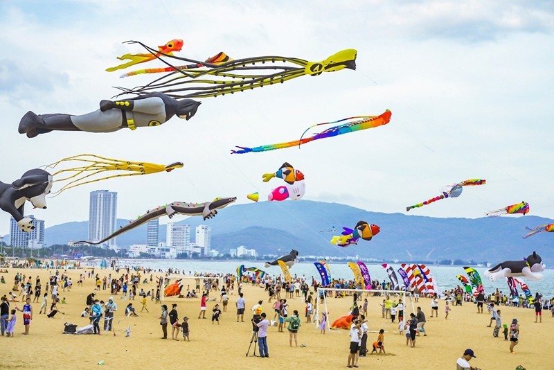 Celebrarán Festival Internacional de Cometas de Quang Nam 2024 (Foto: viettimes.vn)