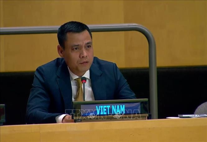 Dang Hoang Giang, representante permanente de Vietnam ante la Organización de Naciones Unidas. (Foto: VNA)