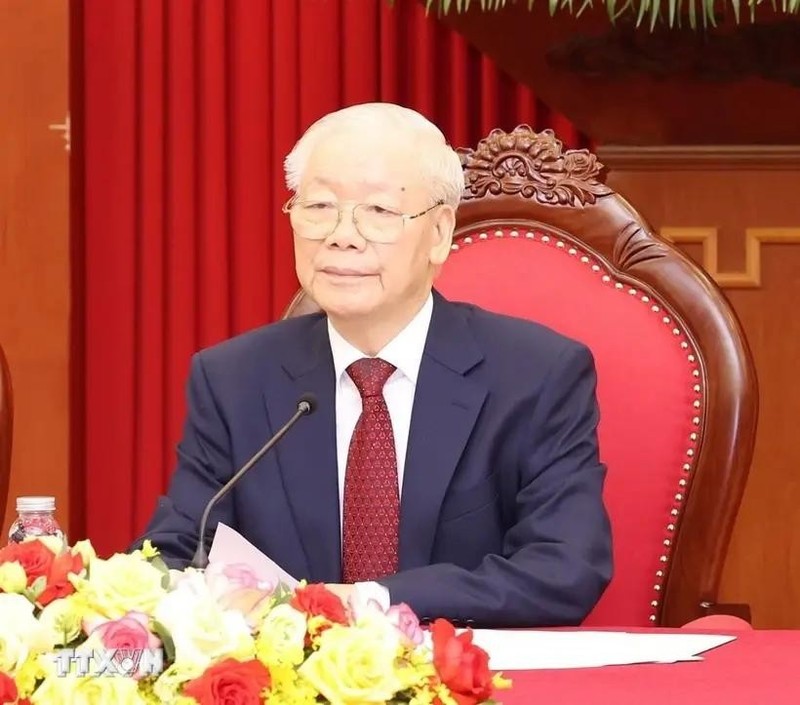 El secretario general del Partido Comunista de Vietnam, Nguyen Phu Trong. (Foto: VNA)