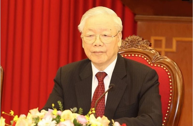 El secretario general del PCV, Nguyen Phu Trong,. (Foto: VNA)