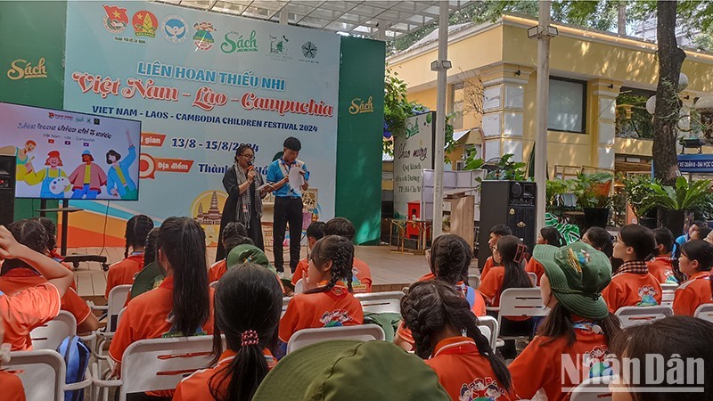 Diversas actividades en Festival infantil Vietnam-Laos-Camboya 2024