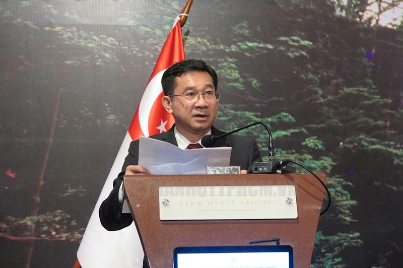 El vicepresidente del Comité Popular de Ciudad Ho Chi Minh, Duong Ngoc Hai, habla en la cita (Foto: hcmcpv.org.vn)