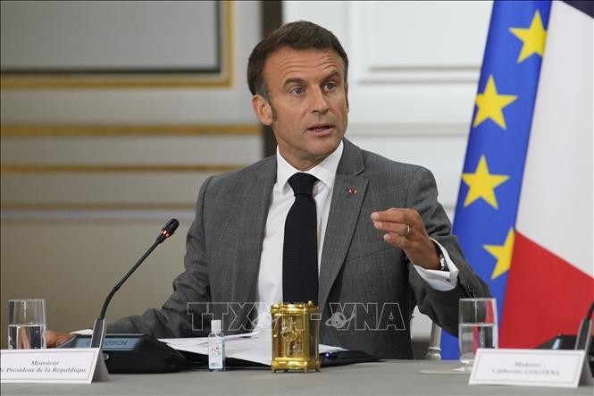 El presidente de Francia, Emmanuel Macron. (Foto: AFP/VNA)