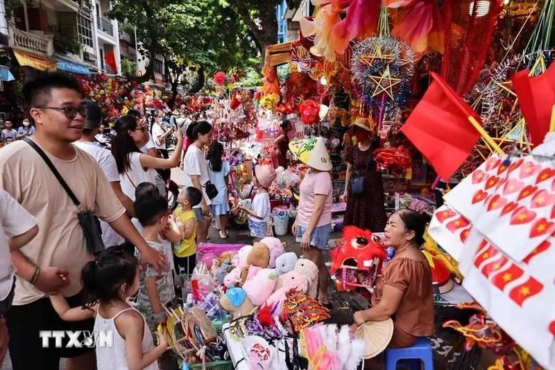 En la foto: En la calle de Hang Ma. (Foto: VNA)