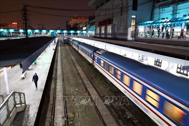 El ferrocarril de alta velocidad Norte-Sur. (Foto: VNA)