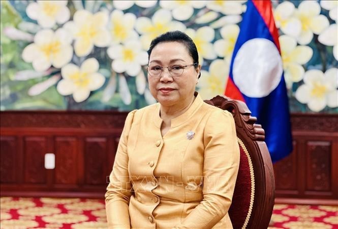 Khamphao Ernthavanh, embajadora de Laos en Vietnam. (Foto:VNA)