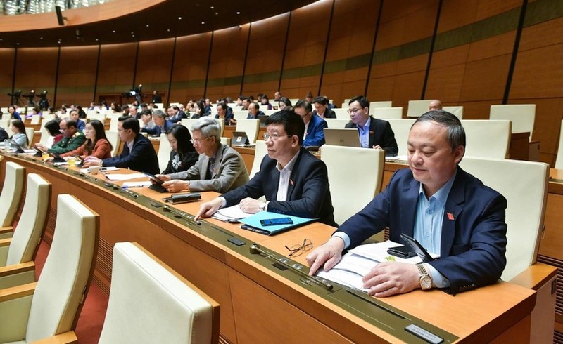 Diputados en la Asamblea Nacional de Vietnam (Foto: VNA)