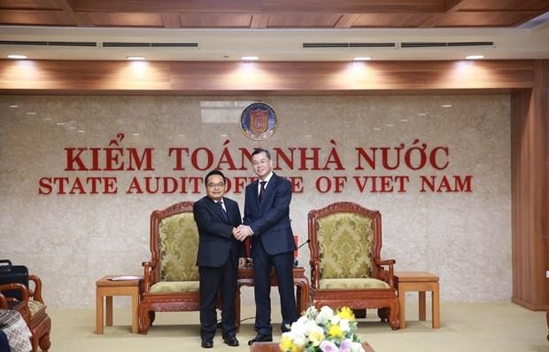 Agilizan lazos entre auditorías estatales de Vietnam y Laos. (Fotografía:VNA)