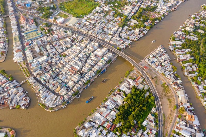 Atractivo turístico de Hau Giang.