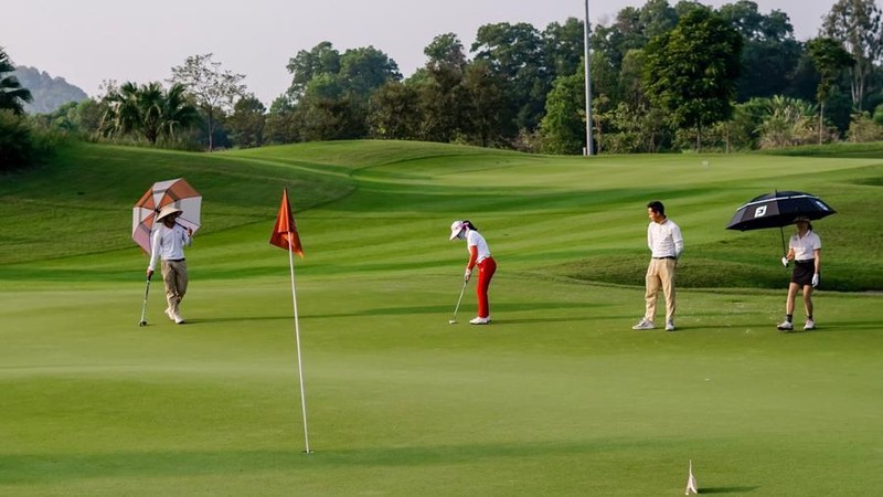 Campo de golf Legend Hill en el distrito de Soc Son, Hanói. (Fotografía: hanoimoi.com.vn)