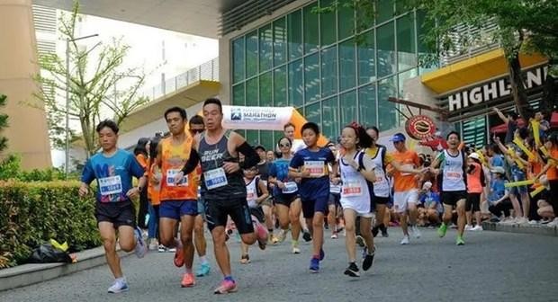 El maratón “Correr por la vida salvajes - Animales silvestres no son medicina” (Fotografía: VNA)