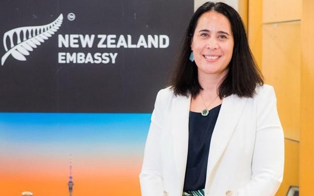 La embajadora neozelandesa en Vietnam, Tredene Dobson (Fotografía: Embajada de Nueva Zelanda en Vietnam)