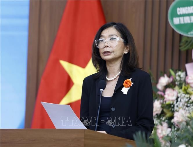 Pauline Tamesis, coordinadora residente de la ONU en Vietnam (Fotografía: VNA)