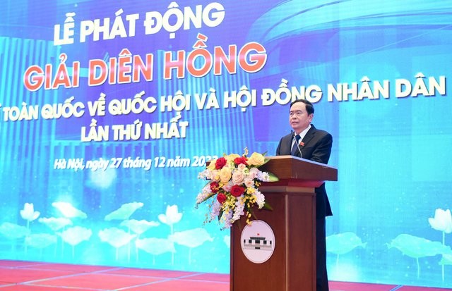 El vicepresidente permanente de la Asamblea Nacional, Tran Thanh Man, en el evento (Fotografía: VGP)