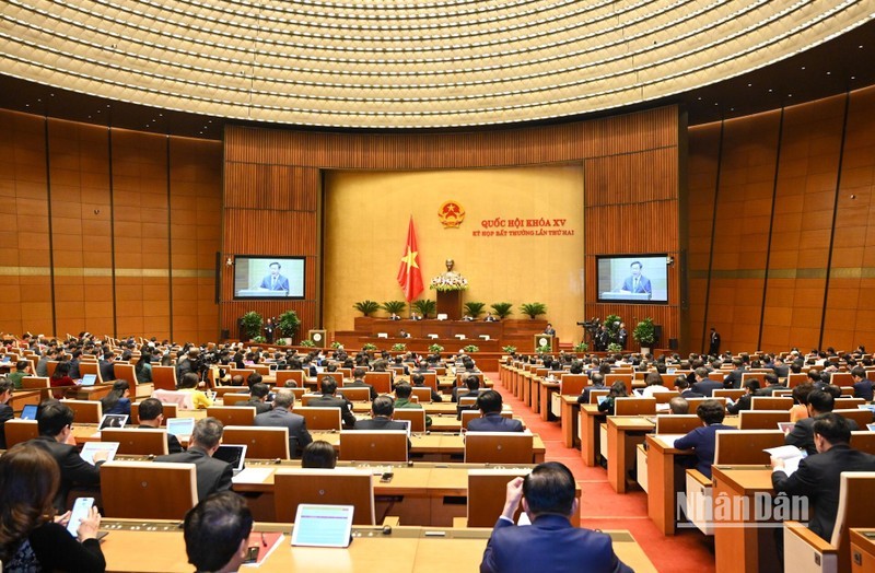 El panorama de la reunión. (Fotografía: Nhan Dan)