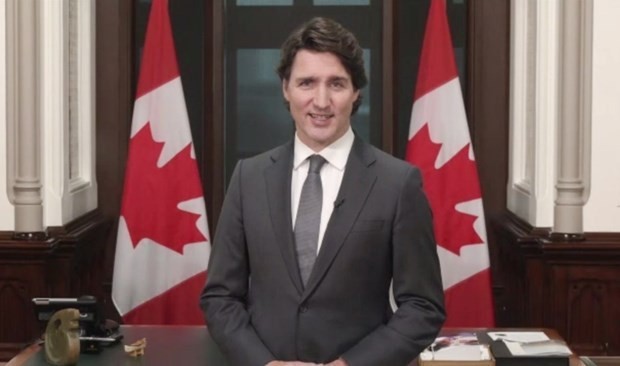 El primer ministro canadiense, Justin Trudeau (Fotografía: VNA)