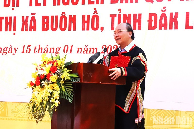 El presidente de Vietnam, Nguyen Xuan Phuc, en el evento (Fotografía: Nhan Dan)