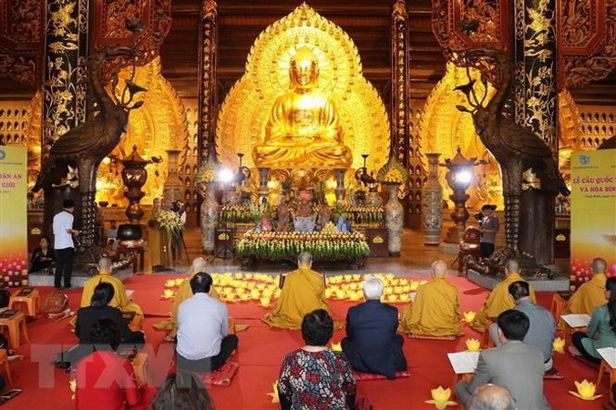 En la pagoda de Bai Dinh (Fotografía: VNA)