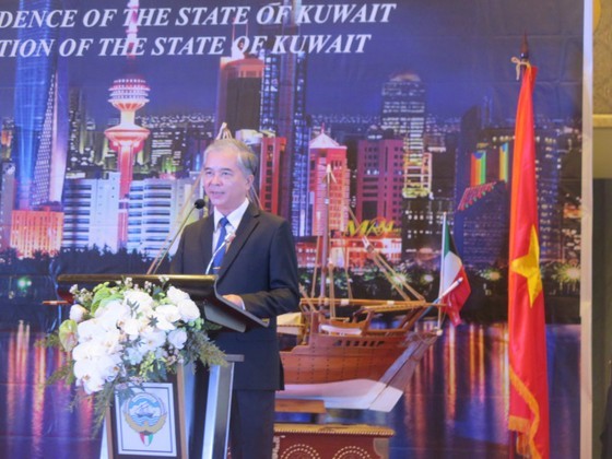 El vicepresidente del Comité Popular de Ciudad Ho Chi Minh Ngo Minh Chau habla en el evento. (Fotografía: sggp.org.vn)