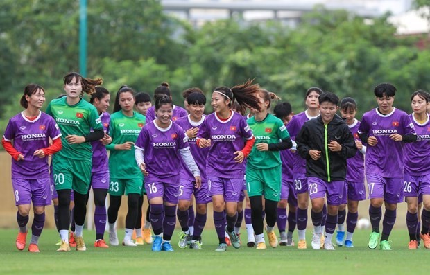 La selección femenina de fútbol de Vietnam (Fotografía: VFF)