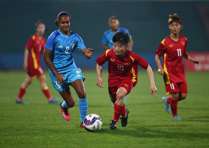 Vietnam empata 1-1 a su rival india en la ronda clasificatoria final del Grupo F de la Copa Asiática de la categoría 2024.(Fotografía: vietnamnet.vn)