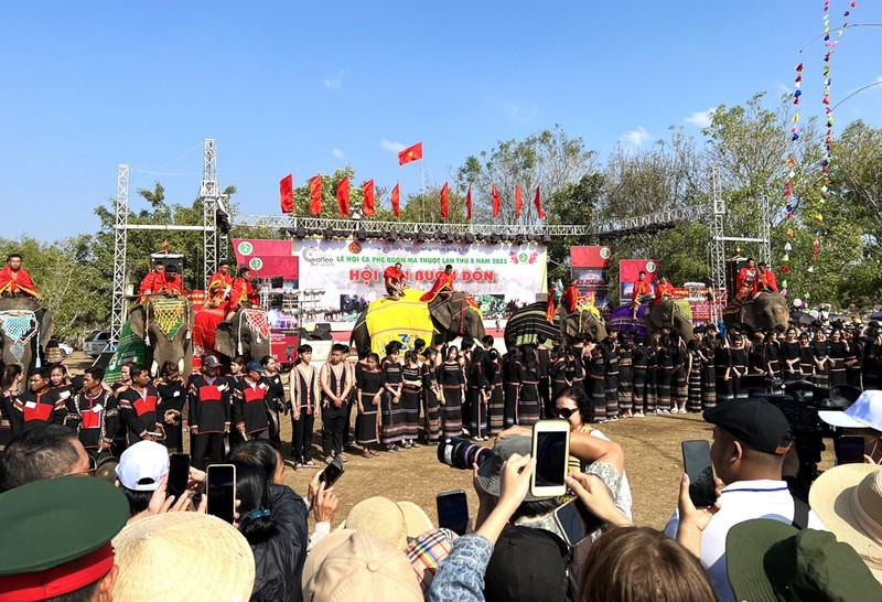 Emocionante festival de elefantes en Vietnam