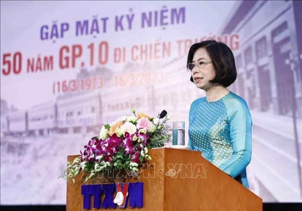La directora general de la VNA, Vu Viet Trang (Fotografía: VNA)