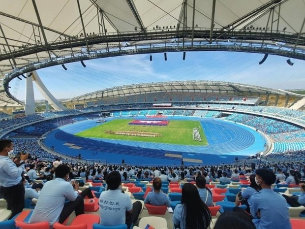 Uno de los estadios para los SEA Games 32 en Camboya (Fotografía: Kheng)