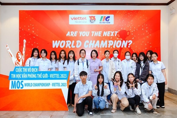 La ronda nacional del Campeonato Mundial de Especialistas en Microsoft Office se lanzó en Vietnam. (Fotografía: doanthanhnien.vn)