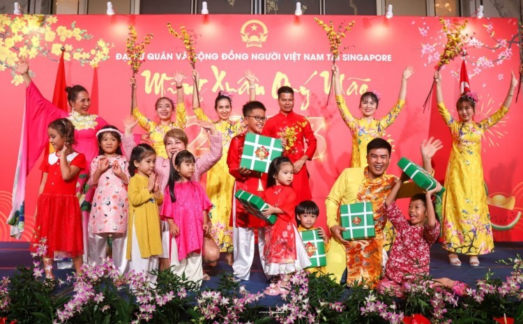 En la cita se llevarán a cabo espectáculos culturales y artísticos por parte de los vietnamitas en Singapur. (Fotografía: baoquocte.vn)