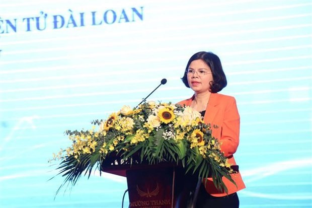 La presidenta del Comité Popular de Bac Ninh, Nguyen Huong Giang. (Fotografía: VNA)