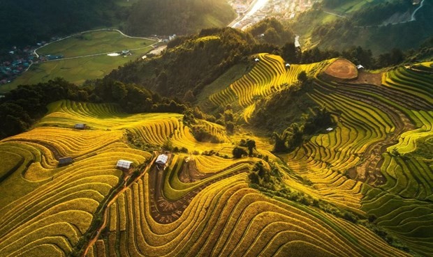 Una obra del fotógrafo Vu Ngoc Tuan (Fotografía: VNA)