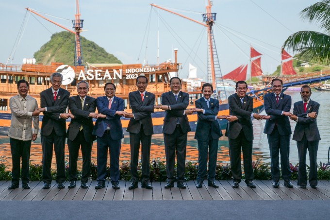Los líderes de la Asean (Fotografía: AFP)