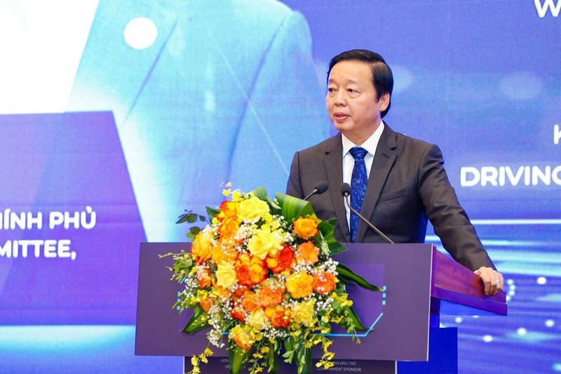 El viceprimer ministro Tran Hong Ha en el evento (Fotografía: kinhtedothi.vn)