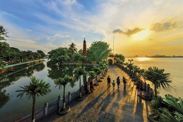 Pagoda Tran Quoc en Hanói. (Foto cortesía del Servicio de Turismo de Hanói)