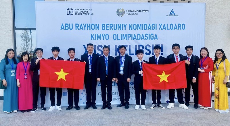 Vietnam ocupa primer lugar en Olimpiada Internacional de Química Abu Reikhan Beruniy (Fotografía: VNA)
