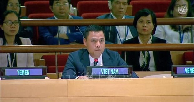 El embajador Dang Hoang Giang, representante permanente de Vietnam ante la ONU (Fotografía: VNA)