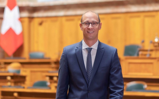 El presidente del Consejo Nacional de Suiza, Martin Candinas (Fotografía: VNA)