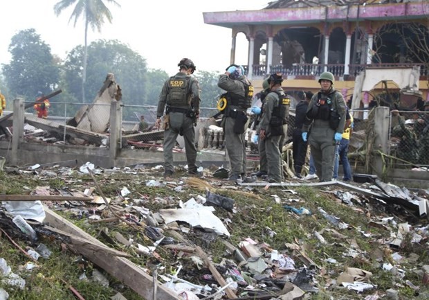 Escena del accidente (Fotografía: AP)