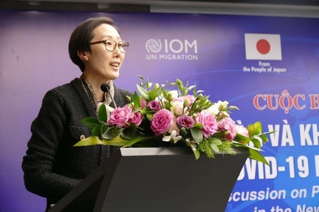 La jefa de la misión de la Organización Internacional para las Migraciones (OIM) en Vietnam, Park Mihyung (Fotografía: OIM)