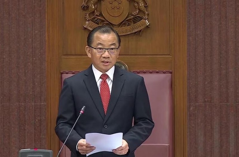 Seah Kian Peng prestó juramento como el undécimo presidente del Parlamento de Singapur el 2 de agosto. (Fotografía: Ministerio de Comunicación e Información de Singapur)