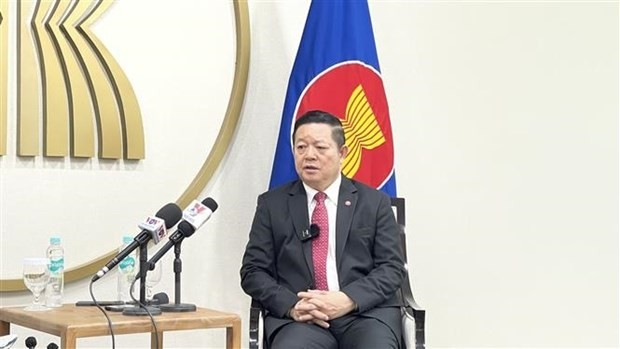 El secretario general de la Asean, Kao Kim Hourn (Fotografía: VNA)