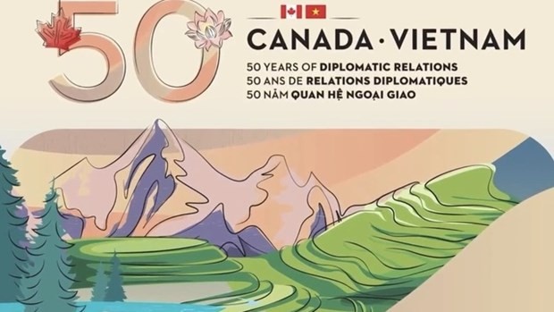 Mensaje por el 50 aniversario de las relaciones diplomáticas Vietnam-Canadá. (Fotografía: Embajada de Canadá en Vietnam)