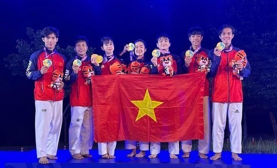 La selección nacional de Taekwondo de Vietnam (Fotografía: TKVN)
